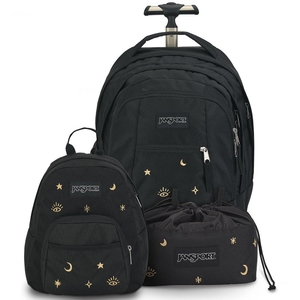 Sac à Dos Scolaire JanSport Bundle Noir | NHJ-54691792